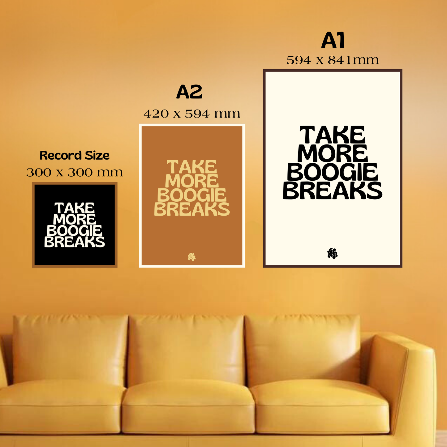 Take More Boogie Breaks Art Print