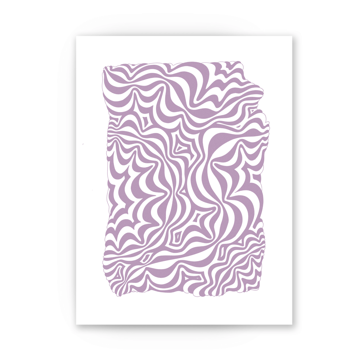 NMR Nicola Marie Rough Groovy Minimal Art Print Art Poster