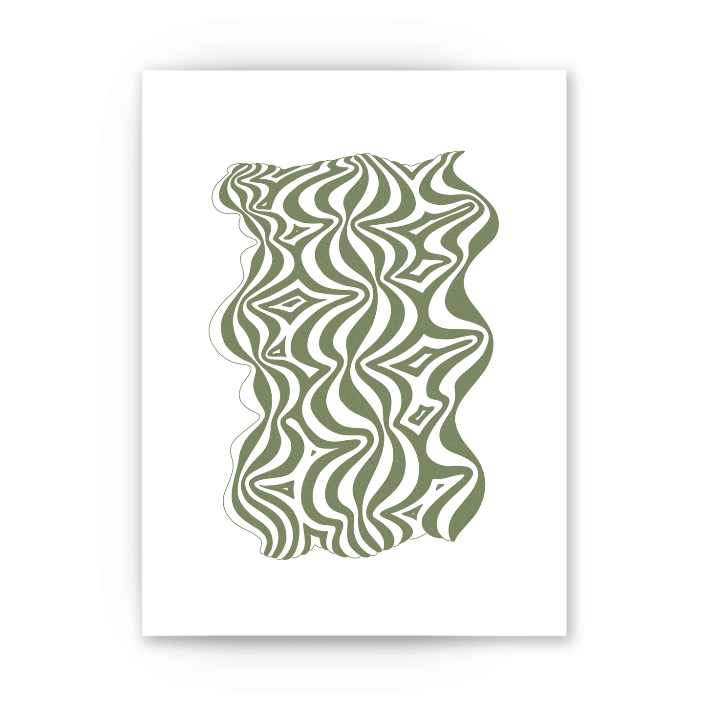 Listening Art Print 12x16"