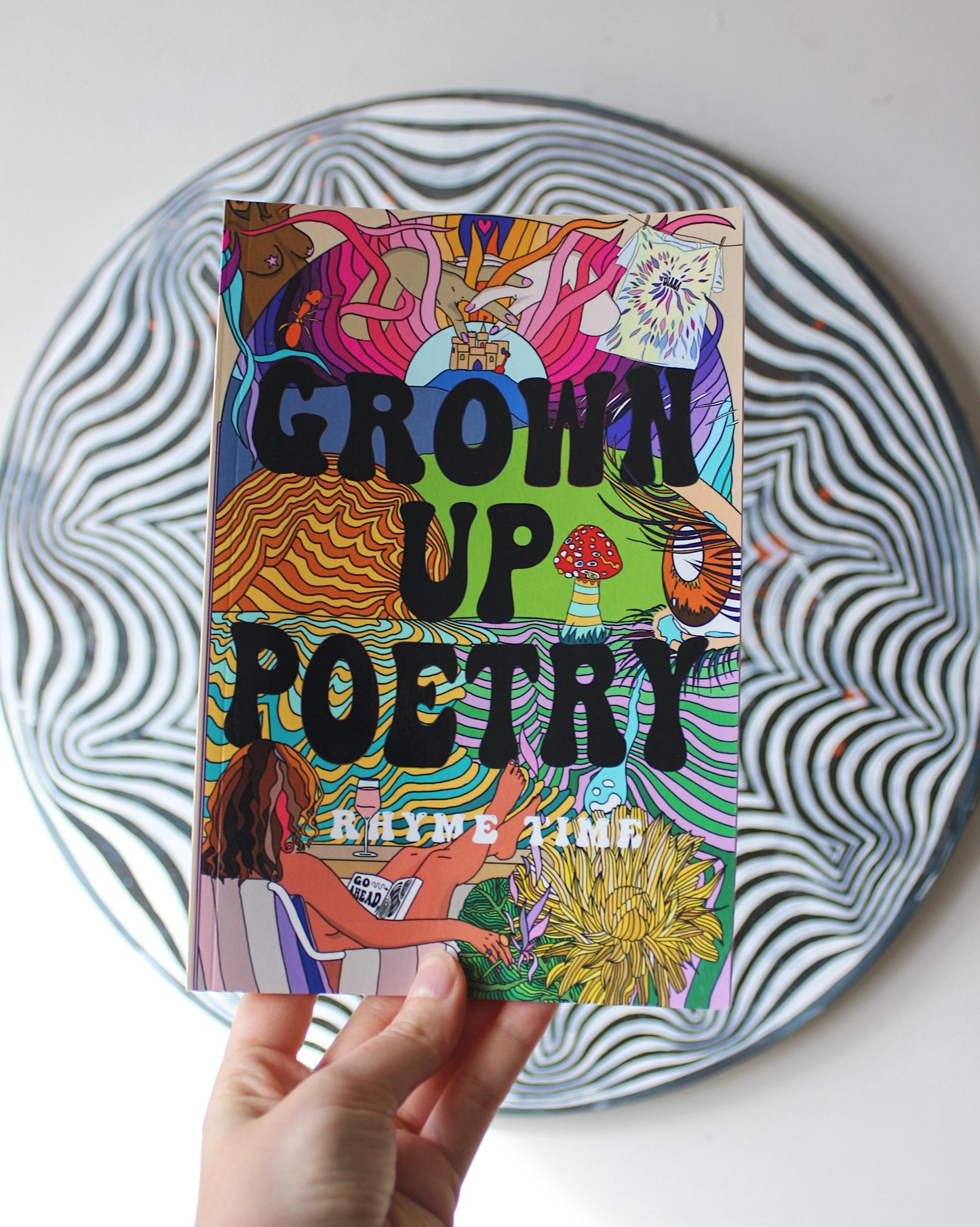 Grown Up Poetry (Rhyme Time) Colouring Book for Adults