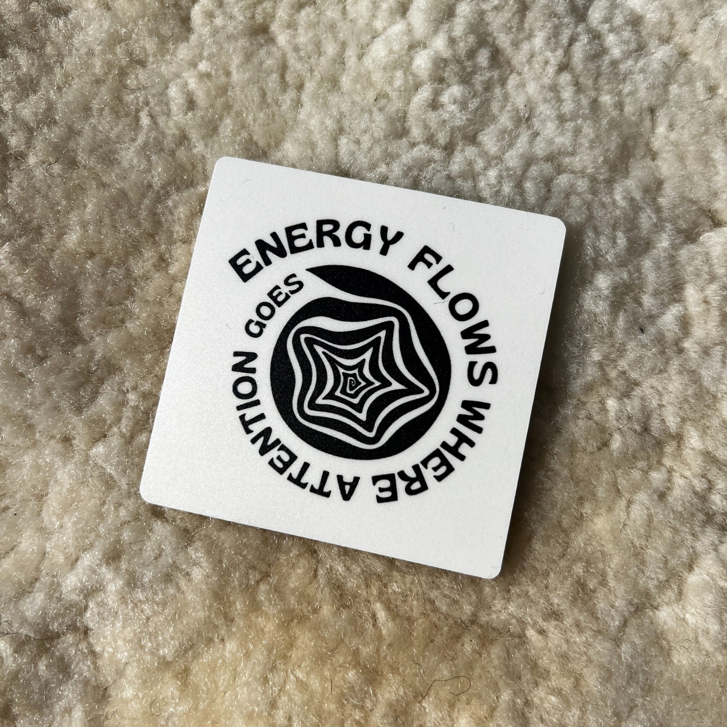 Energy Flows Vinyl Sticker